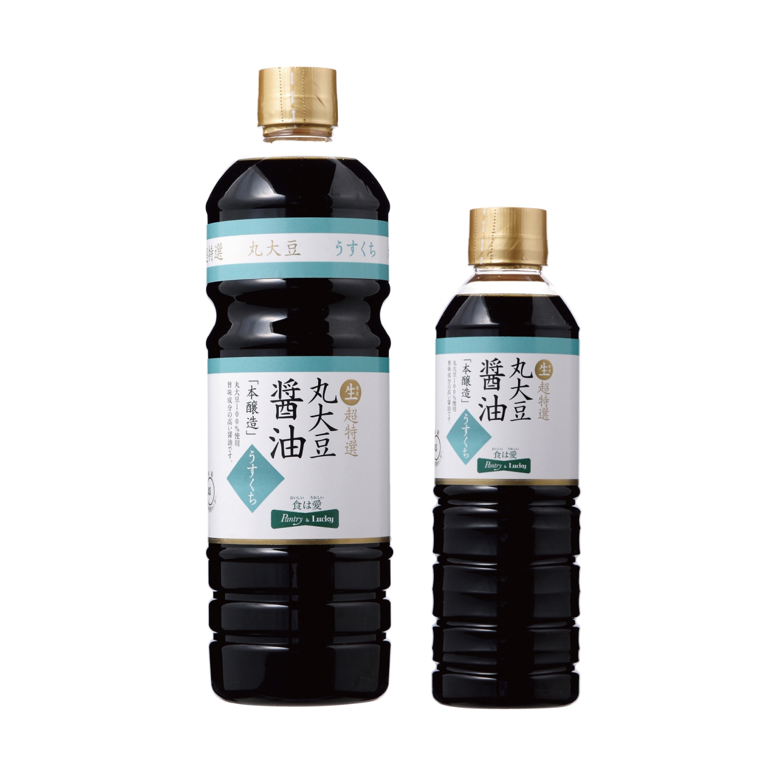 超特選丸大豆醤油 うすくち　1L・500ml